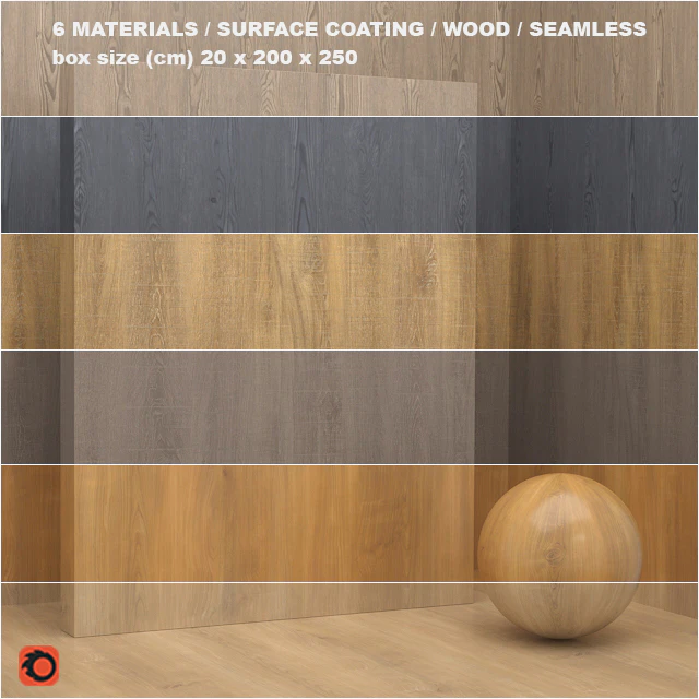 6 materials (seamless) - tree - set 1 — Descargar