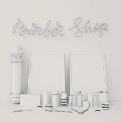 Barber shop set — Вид 2