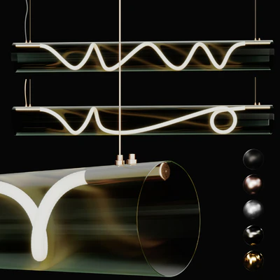2 Luke Lamp Pendant light (Vessel Suspension 5ft) | 2lights | | 5mat | — Вид 1