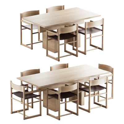 331 Resident Plane Dining Table and Resident Passenger Chair — Ver 6