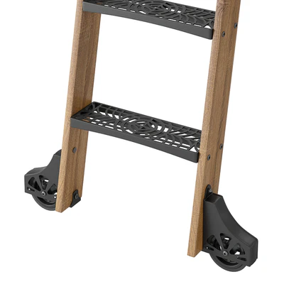 Custom Service Hardware Sliding Hook Library Ladder — Ver 5