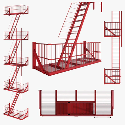 Street fire escape — Ver 1