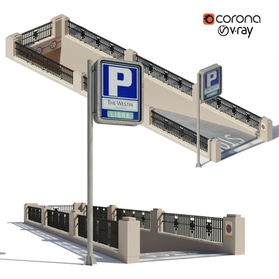 Entrance / Exit to the underground parking — Ver 6