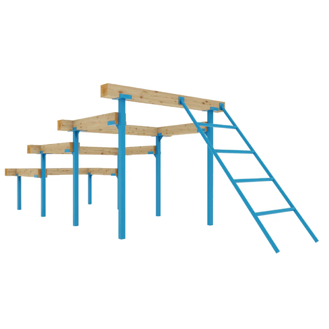 Obstacle course with rubber crumb coating — Download