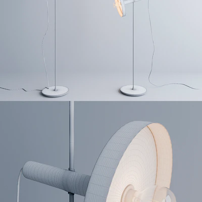 WHIZZ Satin gold and black portable lamp — Вид 3