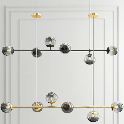 Modern Chandelier and Glass Ball — Вид 2
