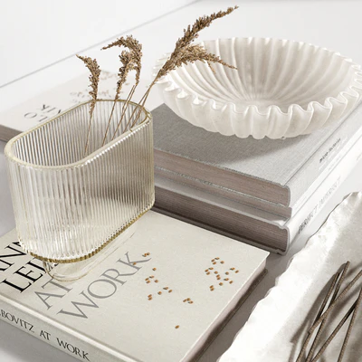 Decorative Set with Dried Flowers — Ver 4