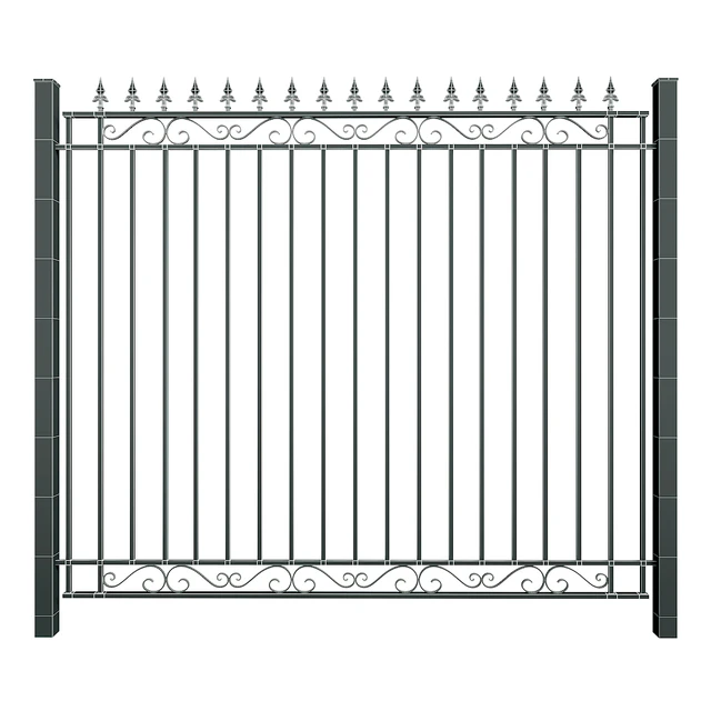 Fence with gate and wicket 6 — Descargar