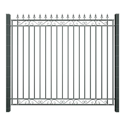 Fence with gate and wicket 6 — Ver 2