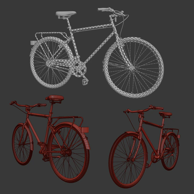 Men's  Vintage Bike / Bike Vintage Roadster — Descargar