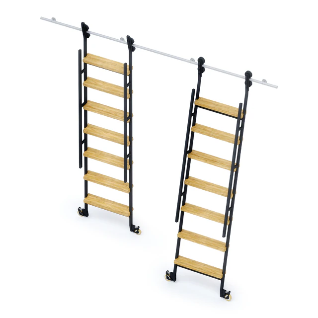 Animated sliding ladder MWE Industrieleiter — Descargar