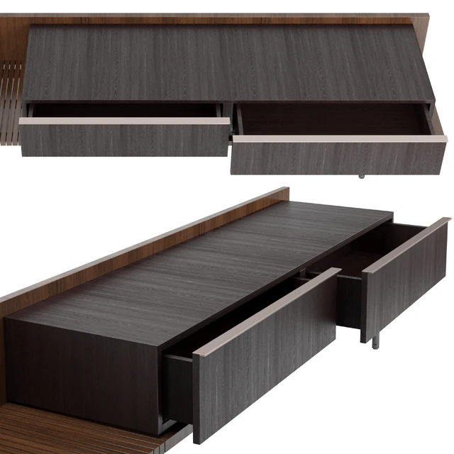 книжные шкаф Minotti Superquadra 2021 collection № 1 — Скачать