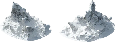 rocky snow pile 002 — Descargar