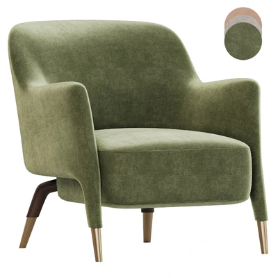 Armchair in Linen Molteni — Ver 3