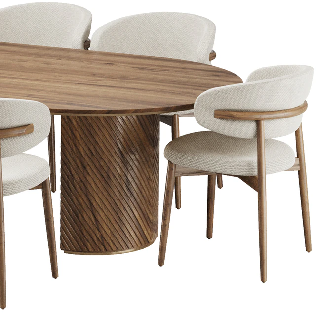 Dinning chair and table set23 — Скачать
