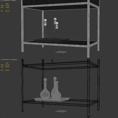 Crate and Barrel Oxford Bar Cabinet — Вид 3