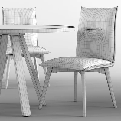 Stecco cocktail table and Maya chair - connubia calligaris — Вид 2