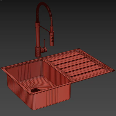 VATTUDALEN VATTUDALEN Single mortise sink with wing, stainless steel69x47 cm — Ver 2