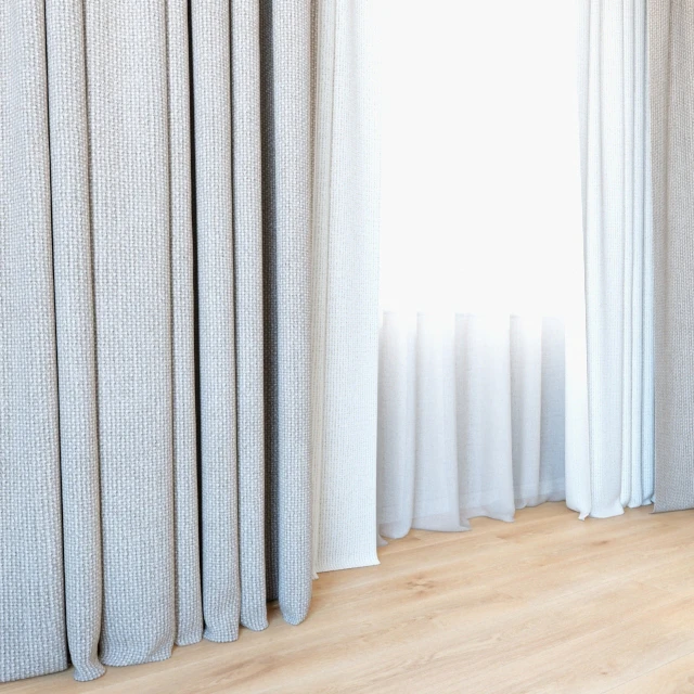 Curtains 64 | Curtains with tulle — Descargar