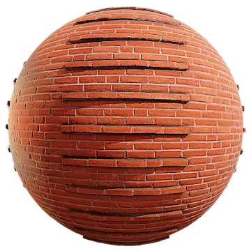 red brick facade 001 — Скачать