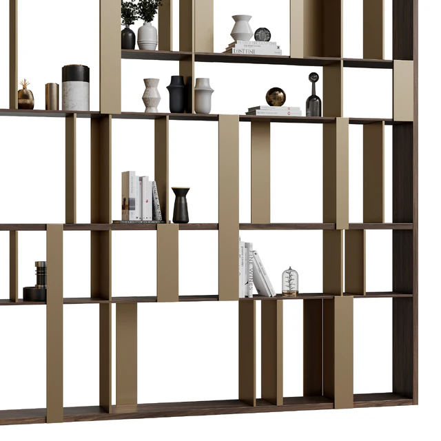 Стеллаж с декором 001 — Скачать