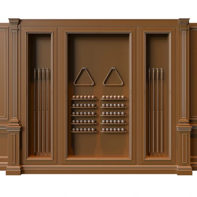 American style billiard cabinet — Ver 2