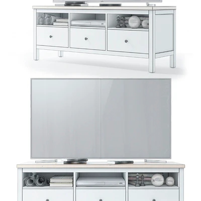 IKEA \ HEMNES \ Bollard for TV + Decor. — Ver 2