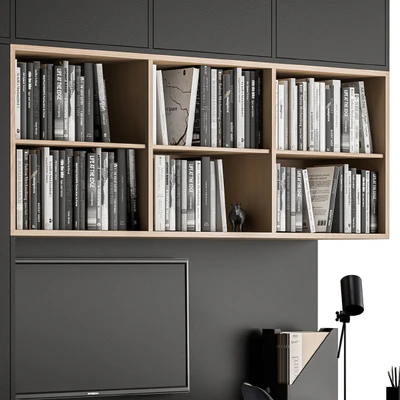 Office Set L Desk With Bookcase — Вид 4