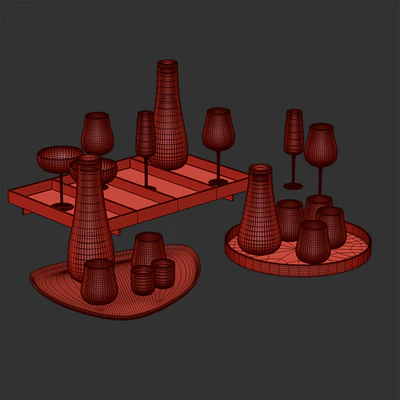 Decorative dinnerware set 001 — Ver 5