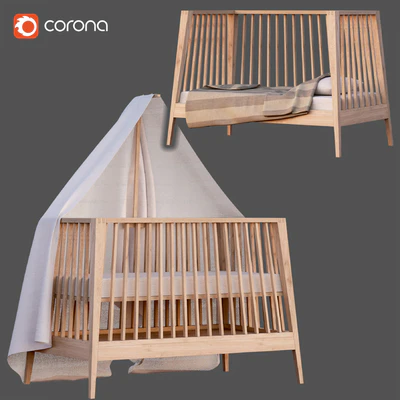 Child room (baby) Furnitures 01 — Ver 4