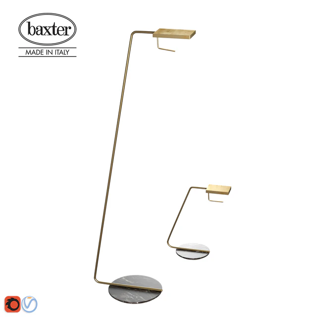 Baxter Blade table and floor lamp — Descargar