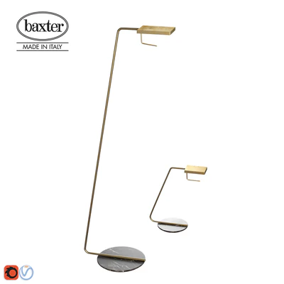Baxter Blade table and floor lamp — Ver 3