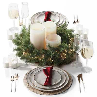 Christmas tableware — Ver 1