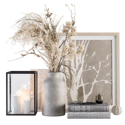 Decorative Set with Bouquet - Set 62 — Ver 1