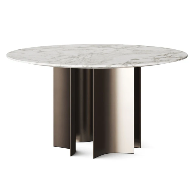 Lema Gullwing Round Dining Table — Скачать