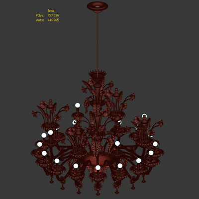 Chandelier Villa Luxury Murano — Ver 6