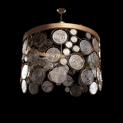 EMERY RECYCLED CHANDELIER EMERY RECYCLED INDOOR/OUTDOOR GLASS CHANDELIER — Вид 1
