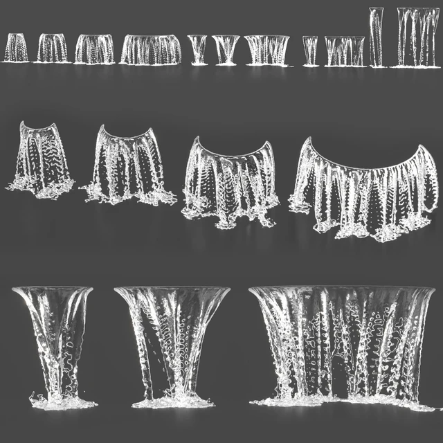 Water jets of waterfalls — Descargar