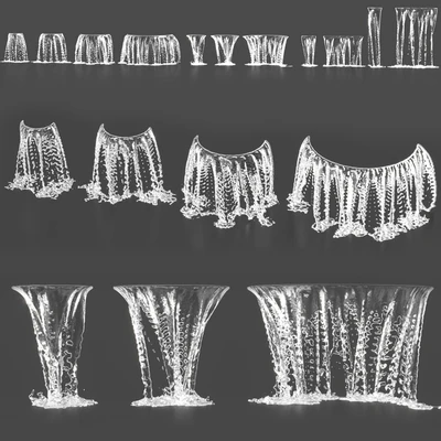 Water jets of waterfalls — Ver 5