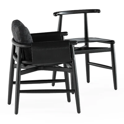 Teresina and Emilia chair by Meridiani and Illum table by Tribu — Ver 3