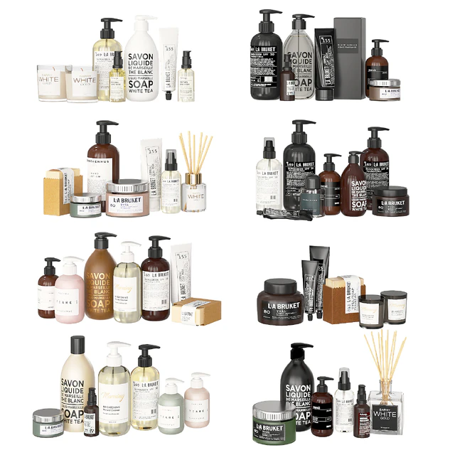 Bathroom Black and White Cosmetics (On Reboot) — Descargar