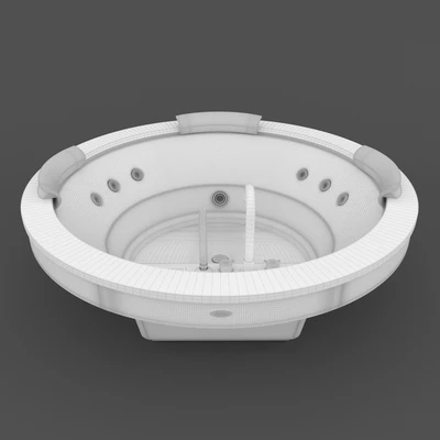 Bath Jacuzzi Nova 180x180 — Ver 2