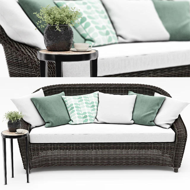 TORREY ALL-WEATHER WICKER ROLL-ARM SOFA from Pottery barn — Descargar