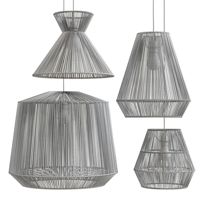 Hemp lamp Yaku LA REDOUTE — Ver 4