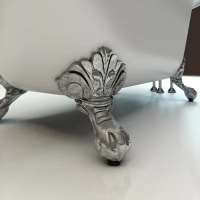 claw-foot bathtub Recor Slipper — Ver 3