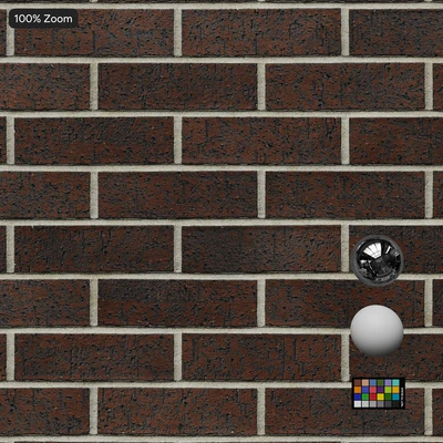 dragfaced running bond brick wall texture brown — Вид 3