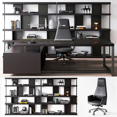 Poltrona Frau Jobs Office set — Вид 1