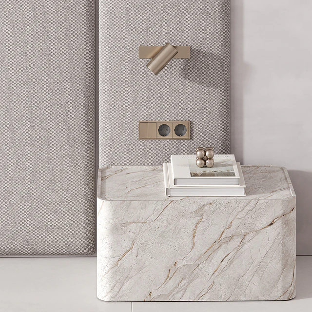Bedroom headboard Warm Gray — Descargar