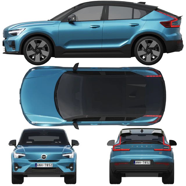 Volvo C40 Recharge — Скачать