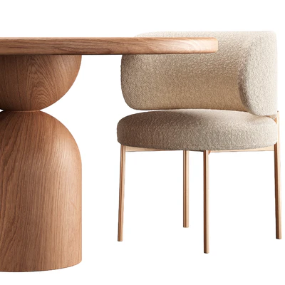BELL TABLE and AKIKO CHAIR — Ver 5
